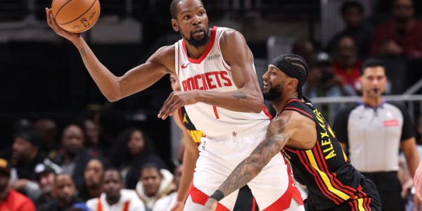 杜兰特31+5麦科勒姆23+5 火箭客场战胜老鹰