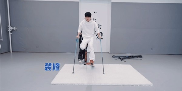 姚琛学滑雪全程高能,摔得叮咣雪杖罢工|滑冰|吐槽|教练|上场|装修_新浪体育_新浪新闻