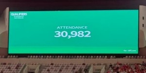 星空体育娱乐平台-30982名观众到西安国际足球中心观看中国vs北马里亚纳群岛的比赛